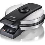 Cloer 2898EF Hörncheneisen Professional, Ostfrieslandwappen, zuckerresistente Beschichtung, gewerblicher Gebrauch, knusprige Hörnchen 16cm Ø, 800W, Backampel, akustische Fertigmeldung, An-/Ausschalter