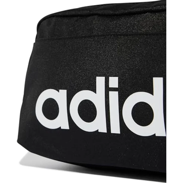 adidas Originals Gürteltasche Linear Bumbag, Sportliche Gürteltasche aus 100% recyceltem Polyester in Schwarz mit verstellbarem Hüftgurt – Bild 4