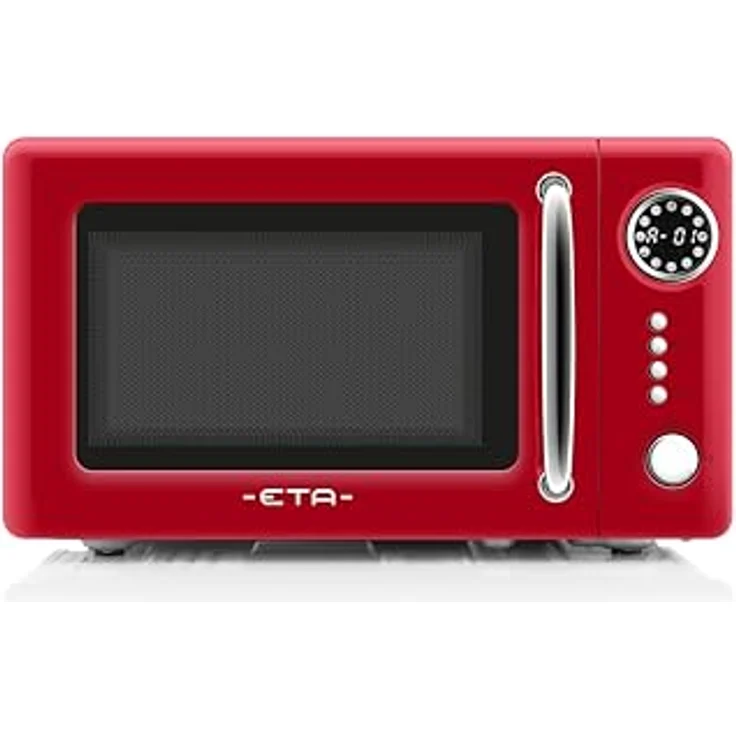 ETA Storio, Solo-Mikrowelle mit 20 l, 700 W, Tasten und Drehregler, Rot – Bild 3
