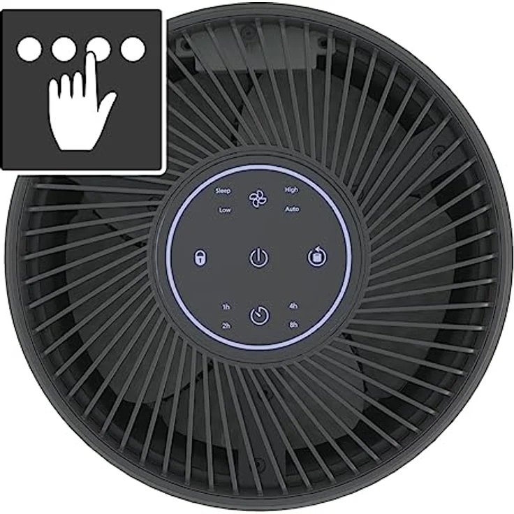 Laserliner AirBreeze 120 Luftreiniger 30m² Schwarz, Luftreiniger, Schwarz – Bild 2