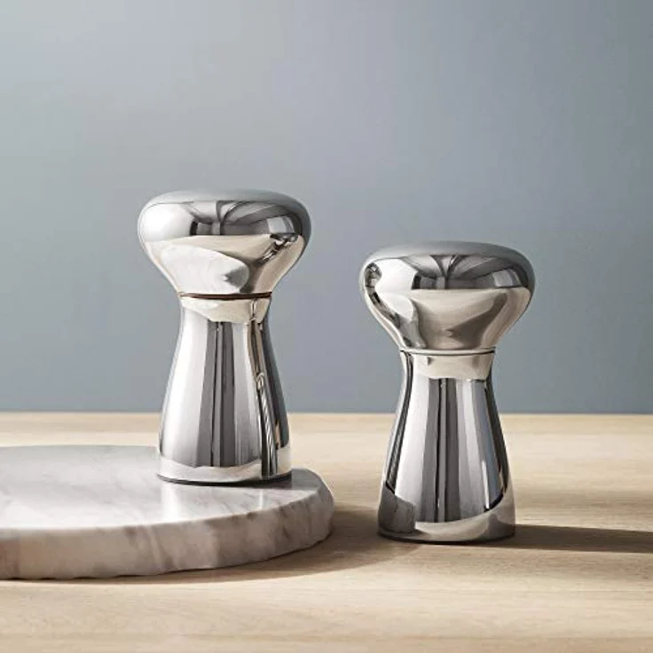 Georg Jensen GJ 224322 Bistro Salz Pfeffermühle Set aus 2 Stück, Edelstahl, stainless steel, 1,12 x 1,12 x 1,12 cm – Bild 7