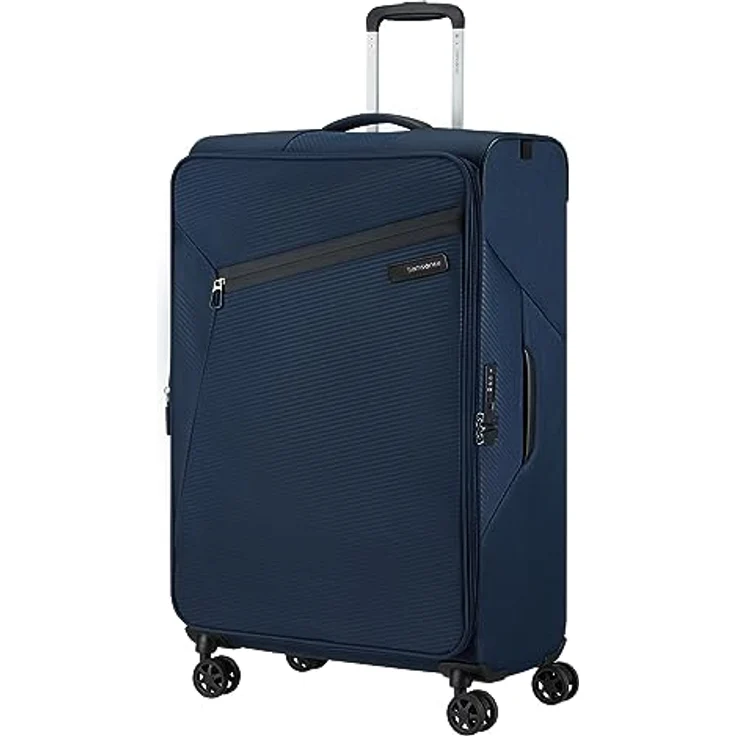 Samsonite Litebeam - Spinner L, Erweiterbar Koffer, 77 cm, 103/111 L, Blau (Midnight Blue) – Bild 1