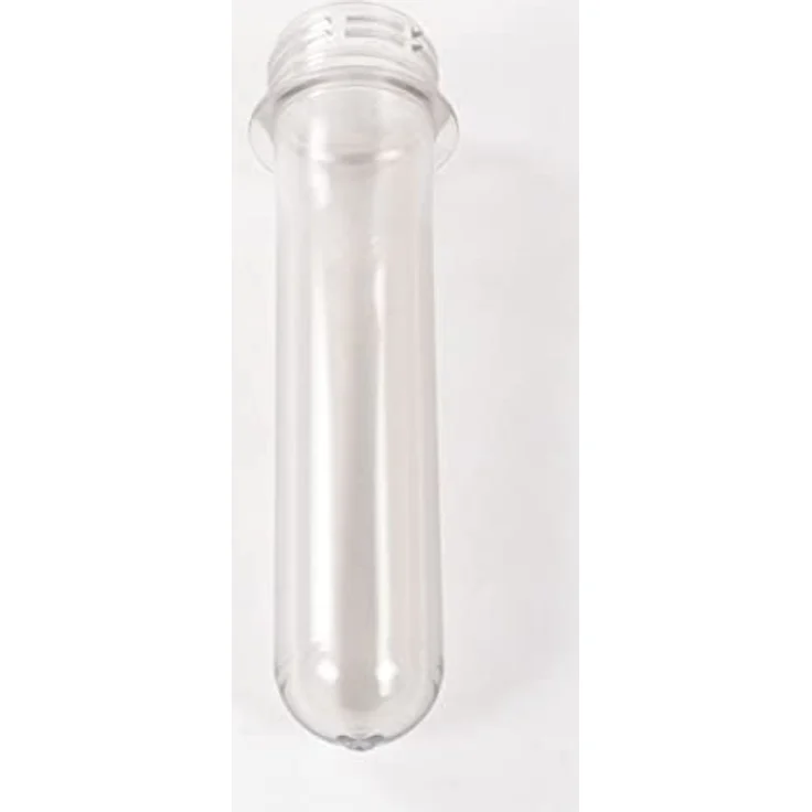 BURI 100x Petling Geocaching, 12,6cm x Ø2,3cm, wasserdicht und robust, transparent mit weißen Deckeln – Bild 4