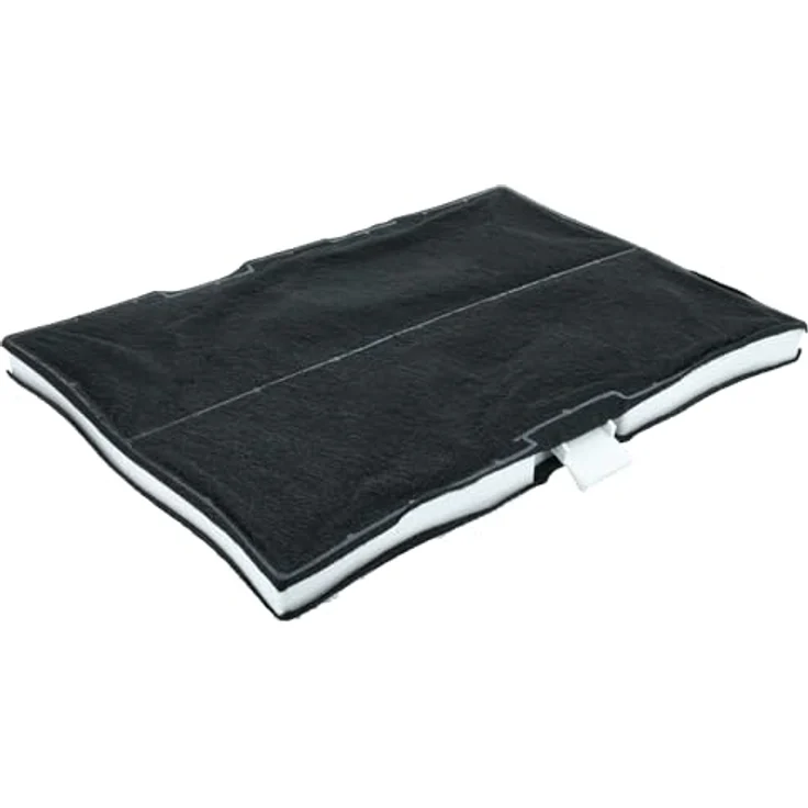 vhbw 2x Aktivkohlefilter für Siemens Dunstabzugshauben, schwarz, effektive Geruchneutralisation und Fettfilterung, Maße 32x22x2 cm – Bild 2