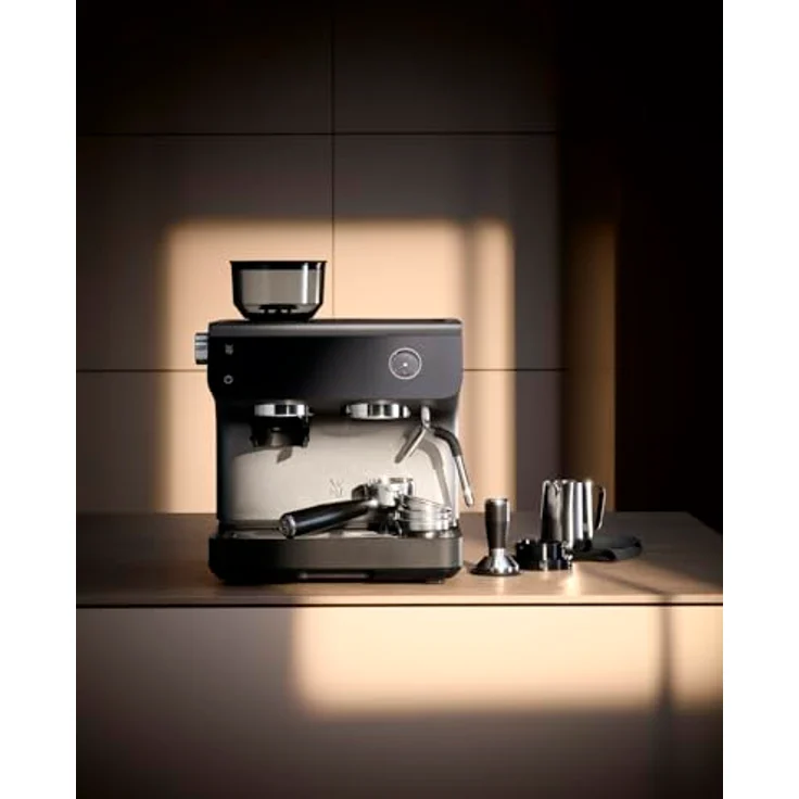 WMF Espresso Pro Siebträgermaschine, Doppel-Thermoblock Technologie, integrierte Kaffeewaage, Touch-Display, 60 Mahlgrade – Bild 4