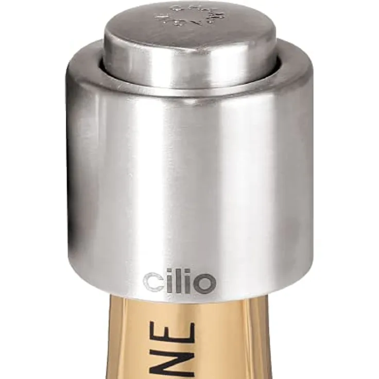 Cilio 300888 Champagnerfalschenverschluß, 6 x 5 x 5 cm
