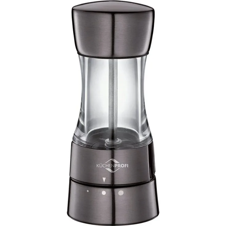 Küchenprofi Salzmühle Salzmühle Pfeffermühle 14 cm grau Monaco, Gewürzmühle