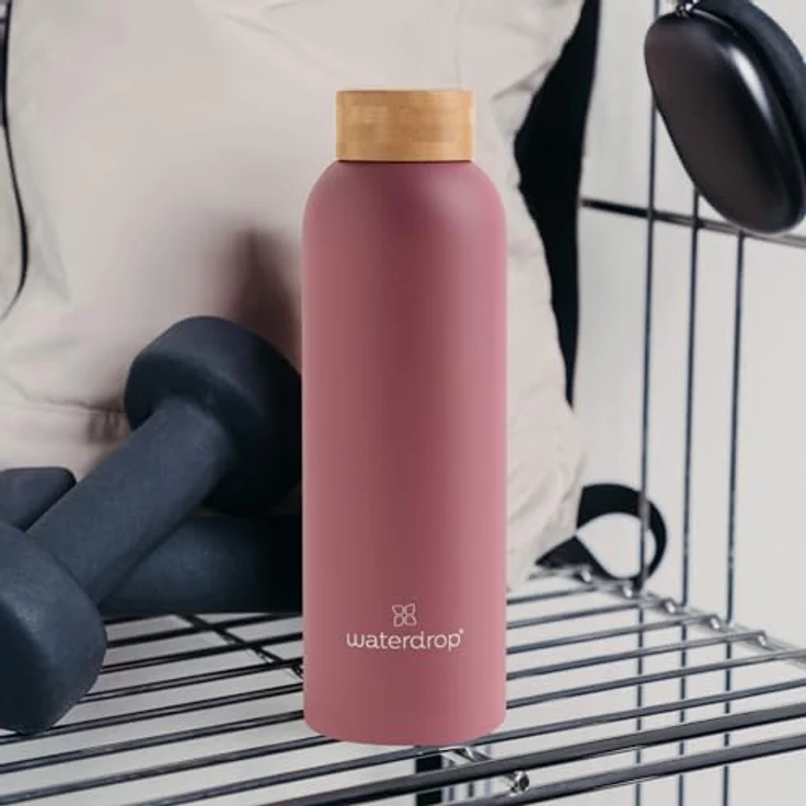 Waterdrop MICRODRINK Steel Bottle 600ml isolierte Trinkflasche auslaufsicher | Thermosflasche 24h kalt, 12h heiß | doppelwandige Edelstahl Wasserflasche | bruchsicher | Kohlensäure geeignet – Bild 5