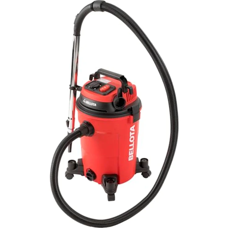 Bellota ASL2500SE, Bodenstaubsauger mit 2 kW Leistung für Nass- und Trockensaugen, rot – Bild 2