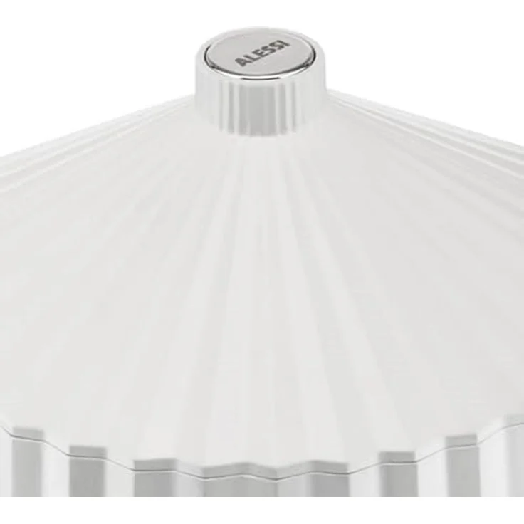 Alessi Plissé Zitruspresse, elektrisch, 85W, Edelstahl, weiß – Bild 5