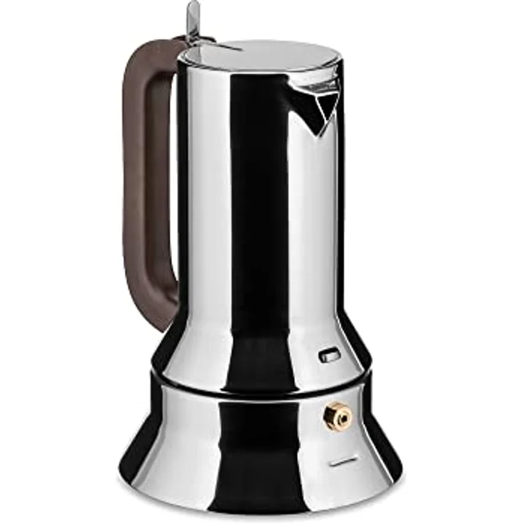 Alessi Espressomaschine 3.Tassen für Induktion Edelstahl – Bild 2