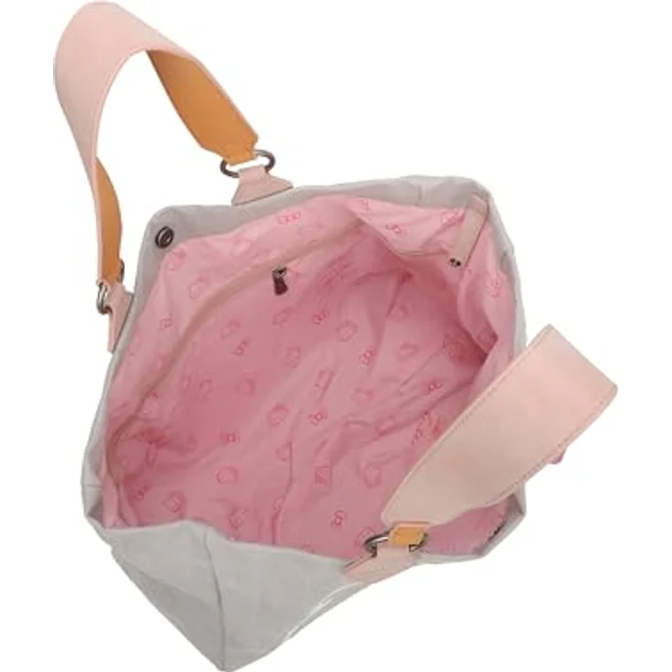 Fritzi aus Preußen Izzy Medium Hello Kitty, Canvas Shopper Tasche 42 cm, grau, 100% Baumwolle – Bild 6