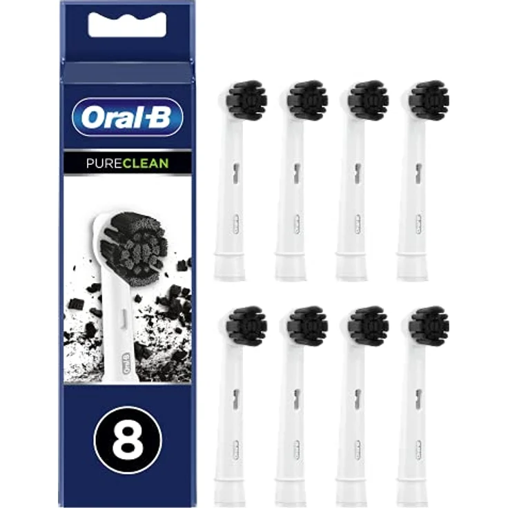Oral-B Pure Clean Ersatz-Zahnbürstenkopf, 8 Stück – Bild 1