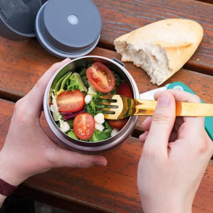 Lurch Iso-Pot, Lunchbox mit Doppelwand-Vakuum-Isolation, grau – Bild 7