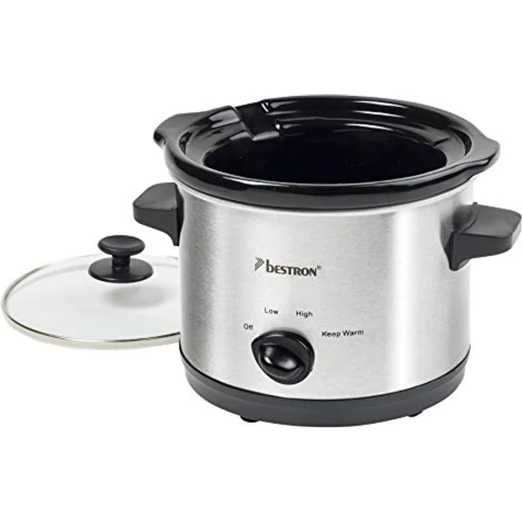 Bestron Dampfgarer, Mit Keramikpfanne und Glasdeckel, 1,5 Liter, 120 Watt, Edelstahl – Bild 10