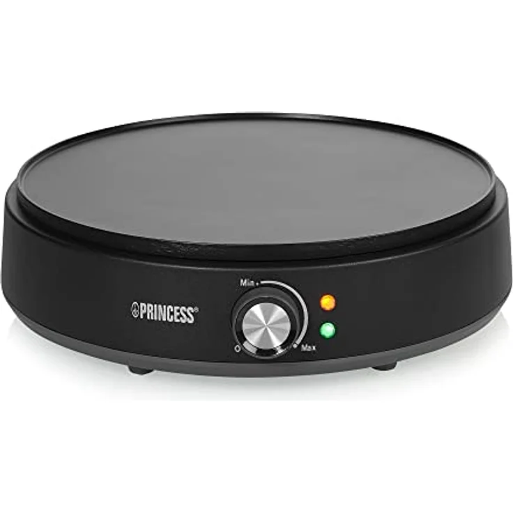 Princess 492235 Crêpe-Maker Deluxe, Backfläche ø 30 cm, einstellbarer Thermostat, Antihaftbeschichtung, 1200 W, Schwarz – Bild 1
