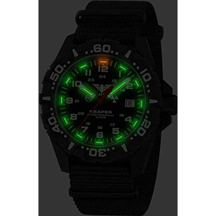 KHS Armbanduhr Herren Reaper MKII KHS.RE2F.NB, Quarzuhr, schwarz – Bild 2