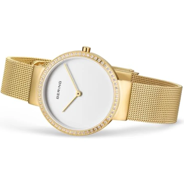 Bering Classic Armbanduhr Gold, Analoguhr, 31 mm – Bild 4