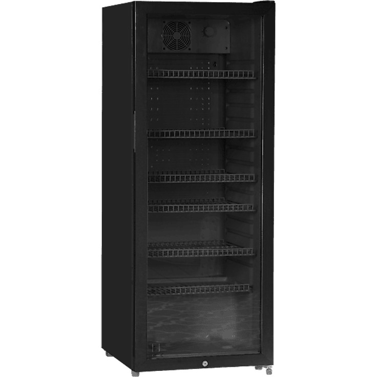OK. OBFR 312 C B Getränkekühlschrank, 237 l Volumen, 1395 mm hoch, Schwarz