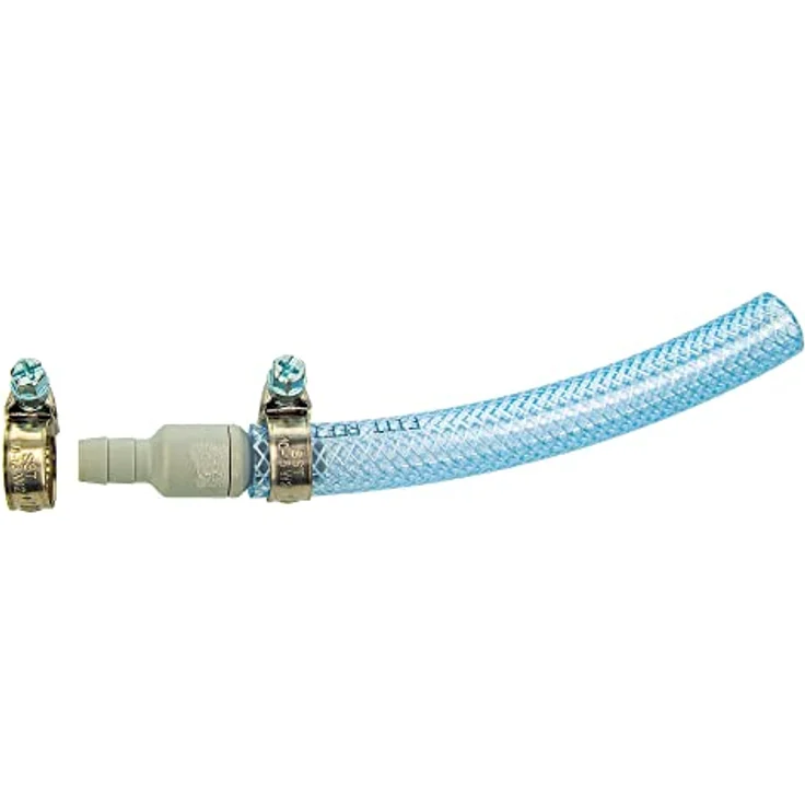 Airfit 50060WTW Rückflussverhinderer-Set für Kondensattrockner, Schlauch Ø10 mm, PP-grau, inklusive Gewebeschlauch und Schlauchschellen – Bild 2