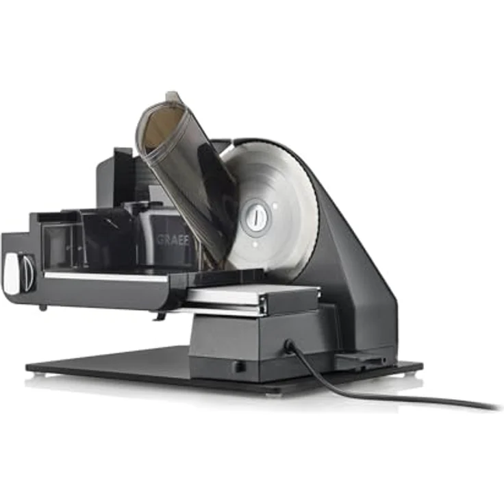 Graef Allesschneider CLASSIC C95, eisenglimmergrau, inkl Kombi-Aufsatz PRO, 30° kippbar, 170 W Motor, Wellenschliffmesser Ø 170 mm – Bild 2