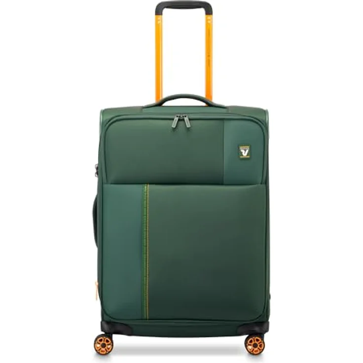 RONCATO MOVE Trolley weich, erweiterbar mit Reißverschluss, 4 Rollen, Grün Wald, Set 3 trolley – Bild 3