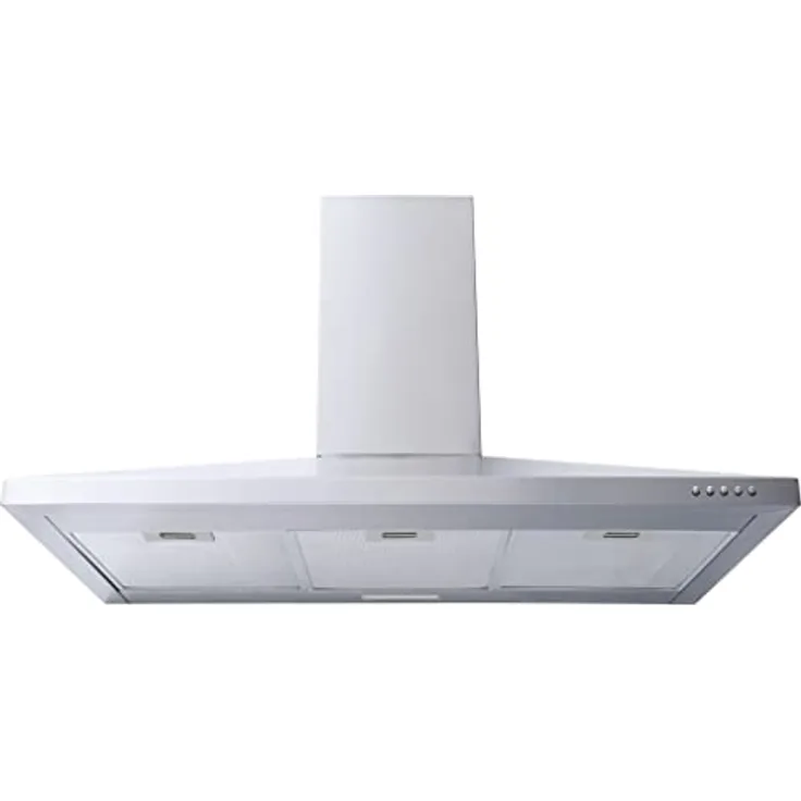 Candy Dunstabzugshaube CCE119/1X DE, 90 cm, 213W, 3 Leistungsstufen, Abluft & Umluft, Energieeffizienz B, Edelstahl mit LED-Beleuchtung