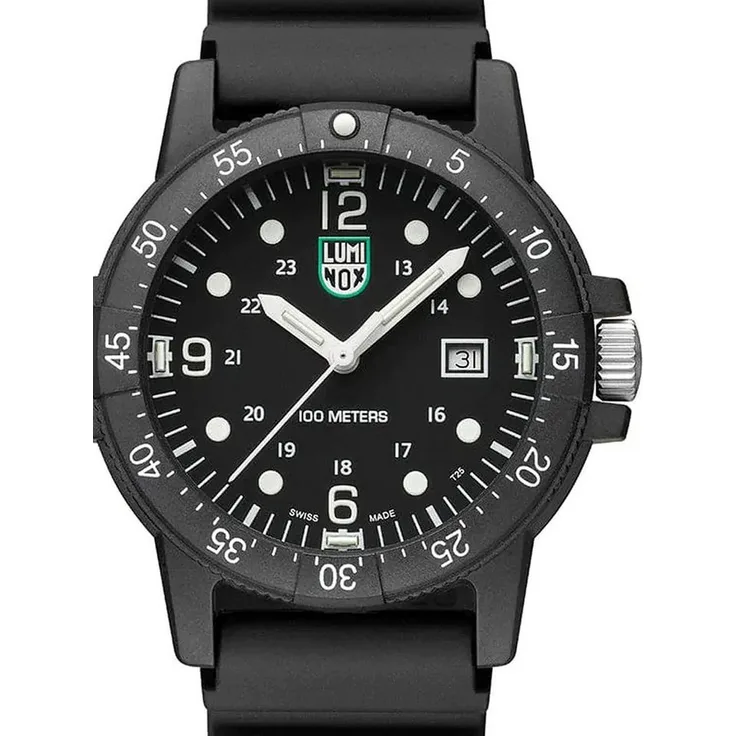 Luminox Quarzuhr Luminox X2.2001 Sea Bass Herrenuhr 44mm 10ATM, Swiss Made, Sportlich, Schwarz