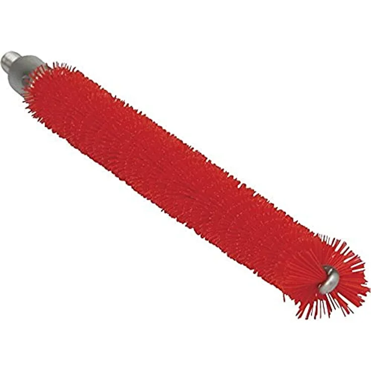 Vikan - Hygiene - Rohrbürste - Für flexiblen Kabel - Mittlere Fasern - Rot - 12mm