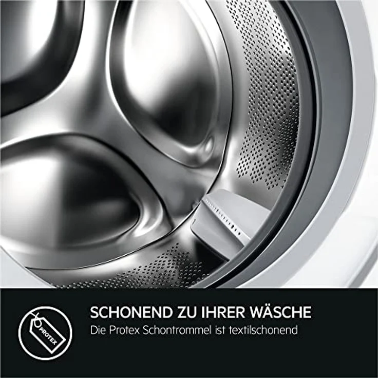 AEG L6FBA51680, Frontlader-Waschmaschine, A, Fassungsvermögen 8 kg, Standgerät, Breite 60 cm – Bild 7