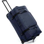 SONS OF ALOHA XXL Reisetasche mit 2 Rollen Kane Rollkoffer 80 cm Koffer Sporttasche Reise-Trolley 140 Liter - recyceltes Meeresplastik - wasserabweisend, Ocean-blau