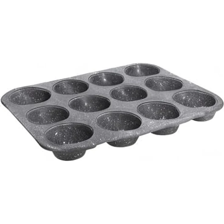 Tognana WR44333PROQ Pizzablech, Antihaftbeschichtung, kratzfest Muffin-Blech 12-Count schwarz – Bild 7