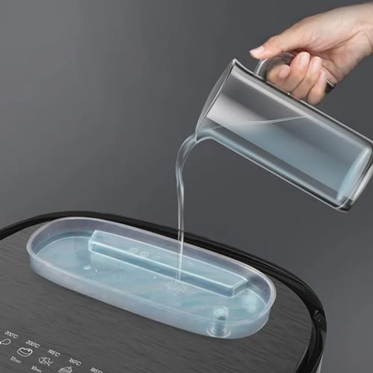 Rohnson Luftfritteuse RAF-8000, 8 Liter, App-Steuerung, innovative Wasserspritztechnologie, gesundes Kochen mit wenig Öl – Bild 3