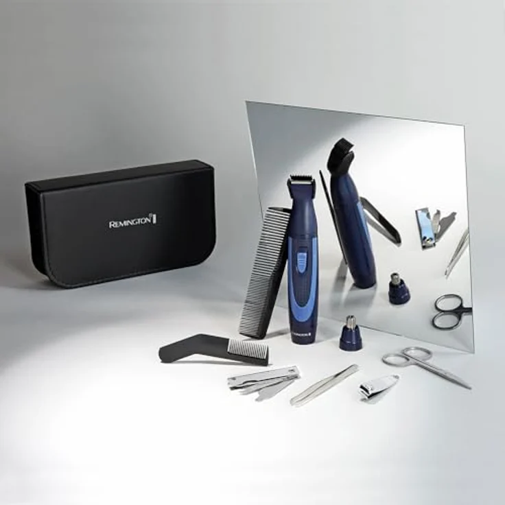 Remington Multifunktionstrimmer NE3890, 13-teiliges Travel Kit, perfekte Pflege für Männer unterwegs – Bild 5
