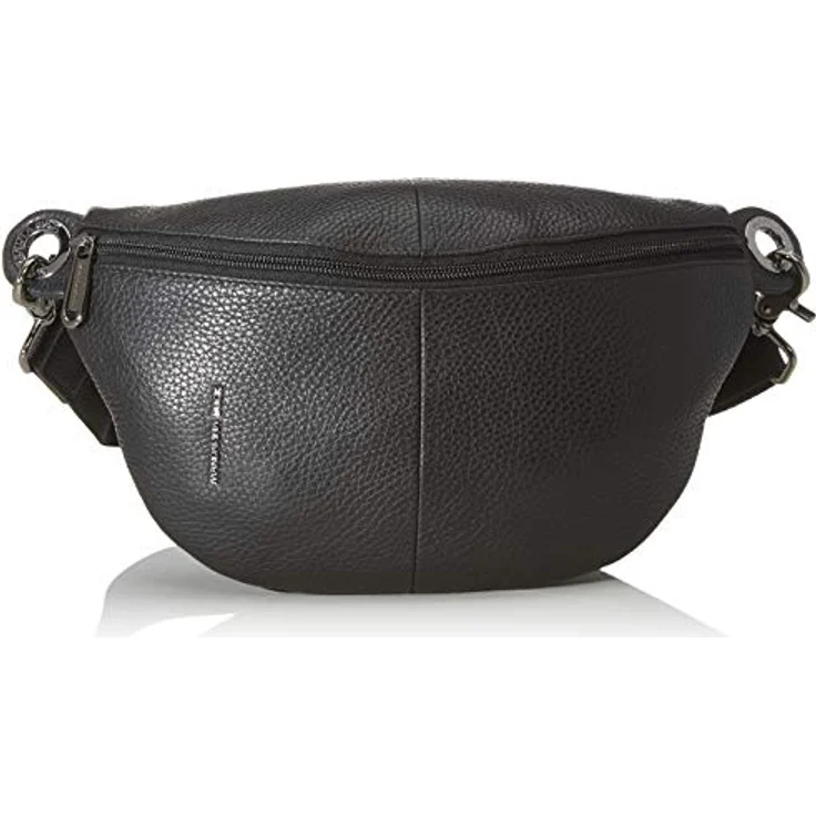 Mandarina Duck Mellow Leather Gürteltasche, 30 cm, 100% Leder, schwarz – Bild 4