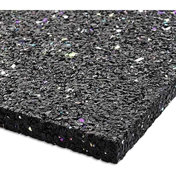 Floordirekt Premium Antivibrationsmatte 60x60cm, made in Germany, zuschneidbar, 4 Stärken (2,0 cm) für Waschmaschine, Trockner und Fitnessgeräte – Bild 4