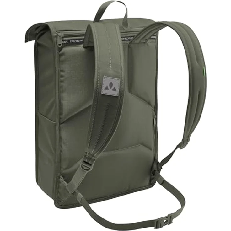 VAUDE Coreway Rolltop 20, Freizeitrucksack mit 15,6 Zoll Laptopfach, gepolsterten Schulterriemen, Farbe eclipse – Bild 9