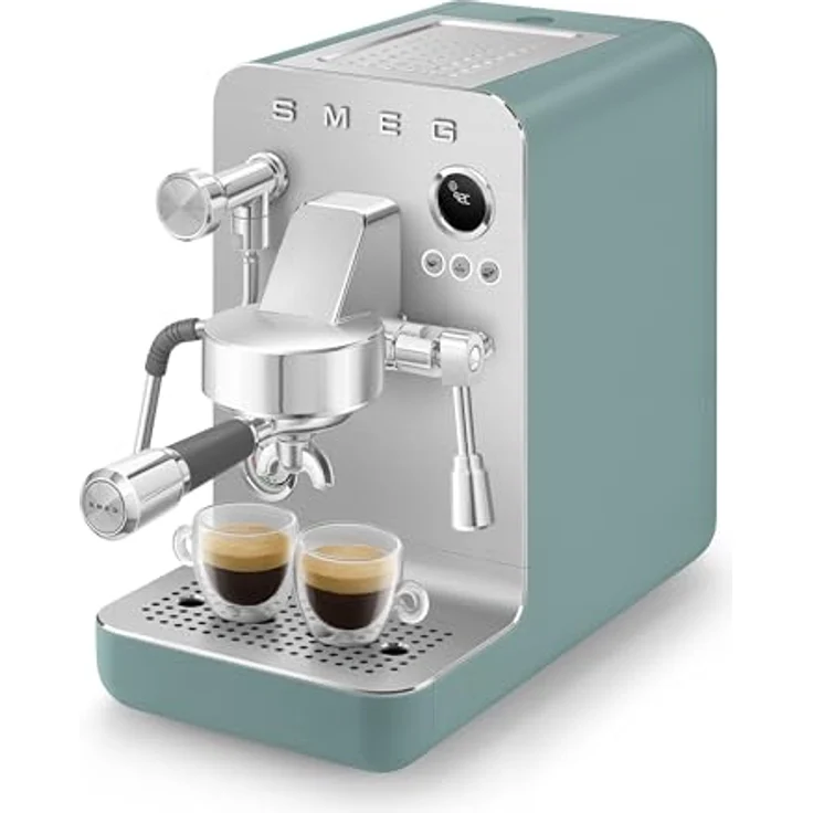 Smeg EMC02EGMEU Minipro-Espressomaschine, Plastic mit Schnellem Aufheizen und Leistungsstarker 15-Bar-Pumpe – Bild 2