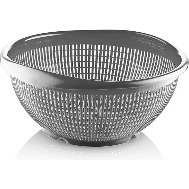 Bahama Warenvertriebs GmbH Küchensieb Mega, robustes Küchensieb für effizientes Abtropfen großer Portionen, 37,2 x 39,2 x 16 cm, spülmaschinengeeignet