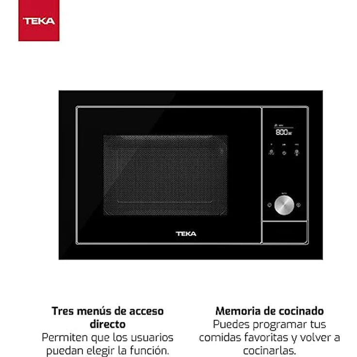 TEKA Mikrowelle ML8200BIS, 20 Liter Kapazität, integriert, schwarz – Bild 3