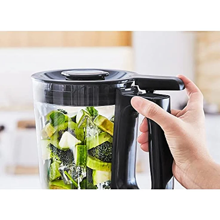 Krups KB9158 Infinymix Standmixer, 1600W, 5 Programme, 1,75L Tritan-Glasbehälter, schwarz metallic satin – Bild 6