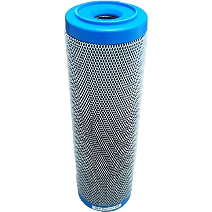 Carbonit 2 x Prime Invention Wasserfilter GFP Premium EM Filterpatrone 0,4 µ mit mehr Aktivkohle und EM-Keramik, Made in Germany, blau – Bild 4