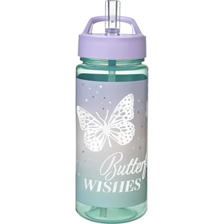 UNDERCOVER Scooli Trinkflasche, 500 ml, Butterfly Design
