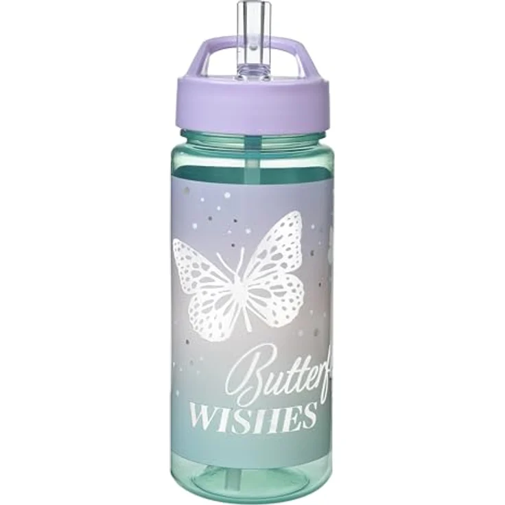 UNDERCOVER Scooli Trinkflasche, 500 ml, Butterfly Design – Bild 1