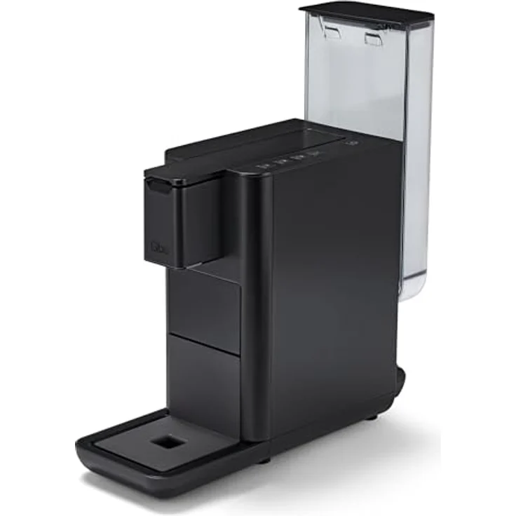 Tchibo Qbo ICONIC Premium Kapselmaschine inkl. 30 recyclebare Qbo Kapseln, Espresso, Caffè, Caffè Grande, Dark Chrome – Bild 4