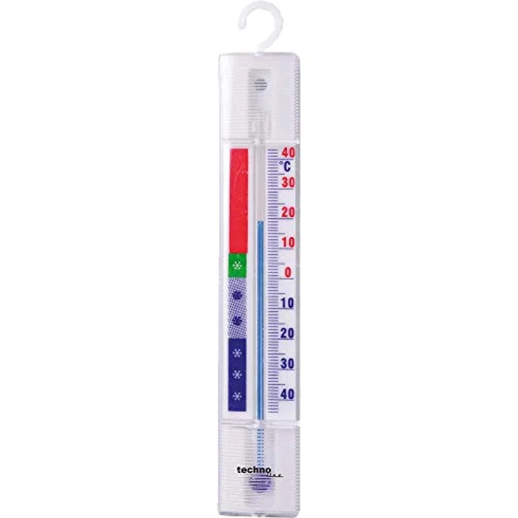 Technoline WA 1020, Kühlgeräte-Thermometer, Maße 2,2 x 1 x 15,5 cm, weiß – Bild 2