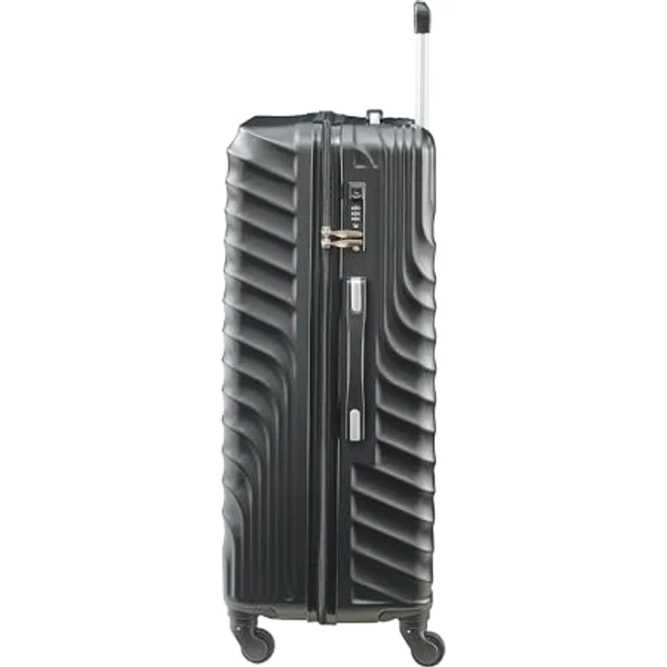 Pro-Tec Reisekoffer Pona 3er Set, Schwarz, Hartschale, 100 l, TSA-Schloss, 360° Rollen – Bild 5