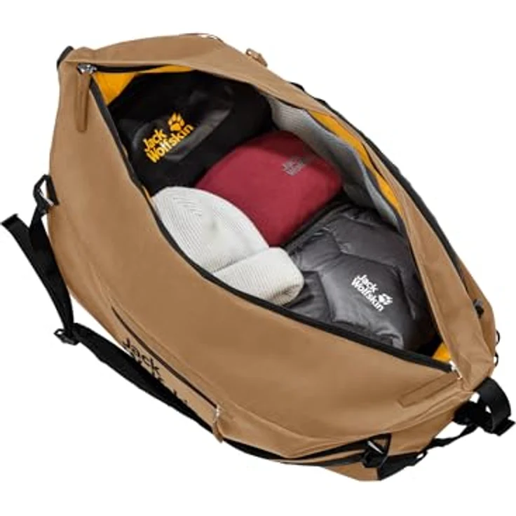 Jack Wolfskin Traveltopia Reisetasche, 59 cm, 100% Polyester, braun – Bild 4