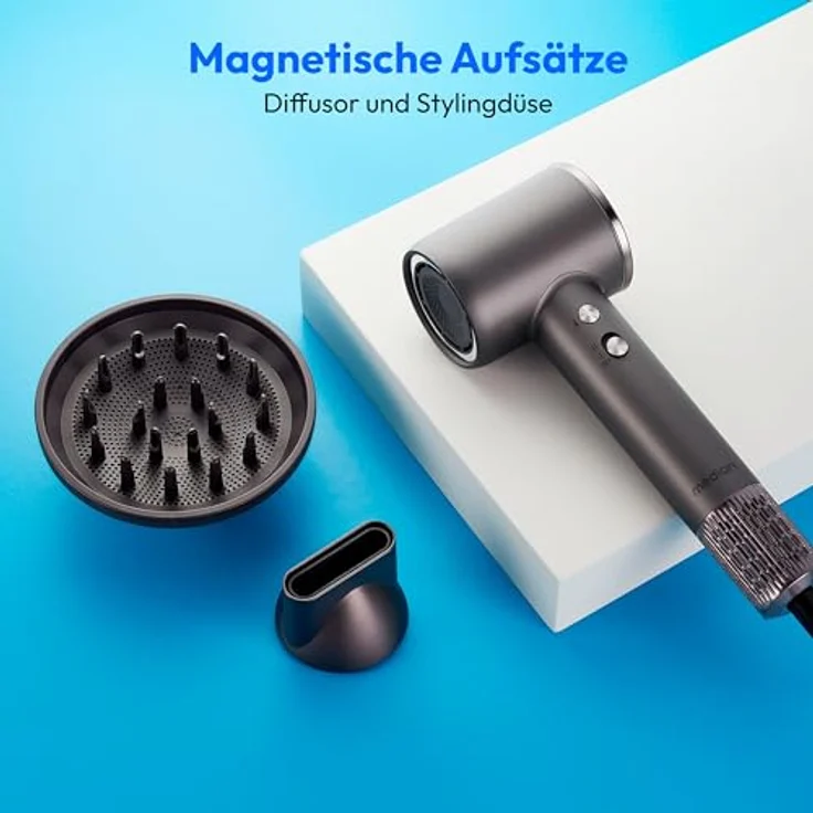 MEDION Haartrockner HD1 mit Diffusor (Ionen Technologie, 1.600 Watt, BLDC Motor) schwarz – Bild 5