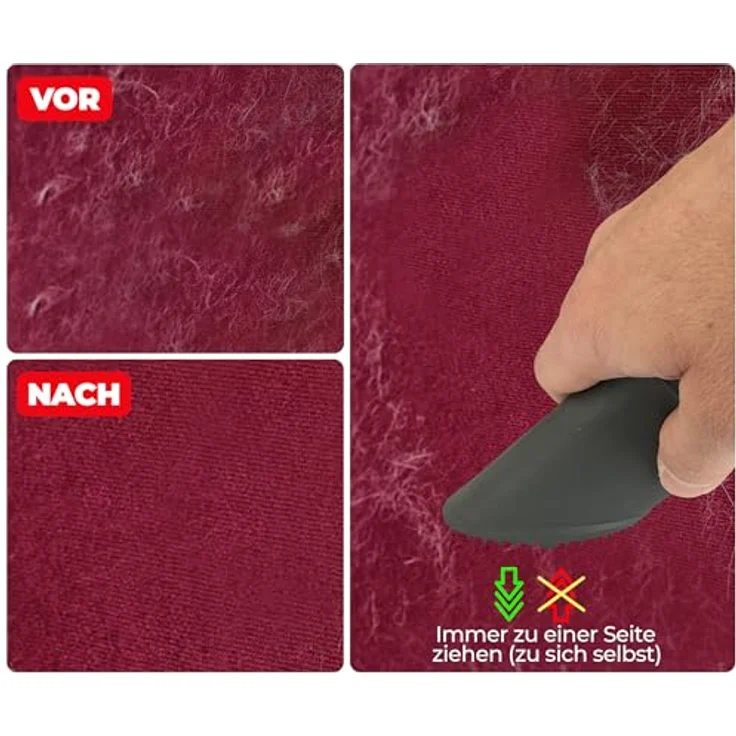 FUREATER FUR-EEL® HOME BASIC, Staubsauger-Zubehör zur schnellen Entfernung von Tierhaaren, passend für 90% aller Staubsauger – Bild 4